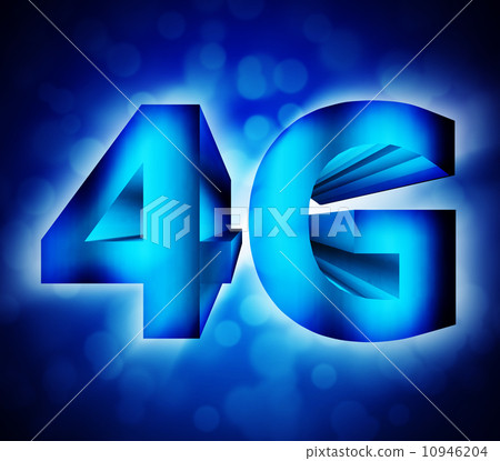 4G network symbol 10946204