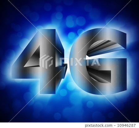 4G network symbol 4G network symbol 10946287