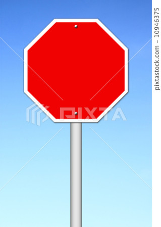 red blank sign red blank sign 10946375