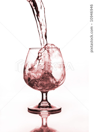 wine glass with water wine glass with water 10946946