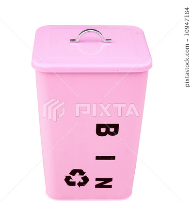 pink bin on white 10947184