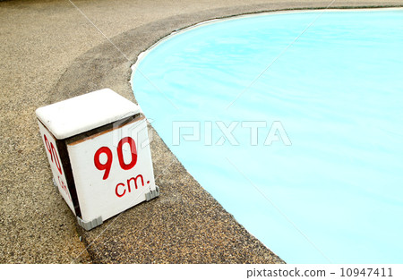 90 cm. water depth sign 10947411