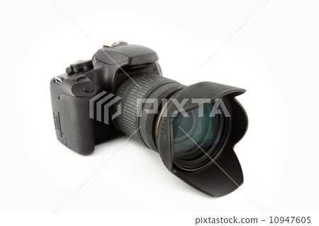 digital camera isolated on white background 10947605