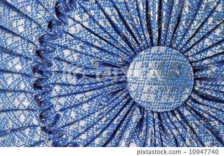 Thai textile on pillow Thai textile on pillow 10947740