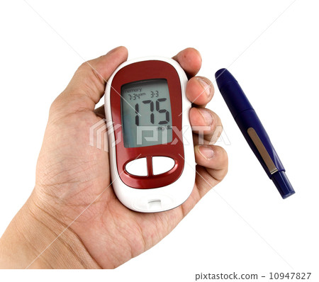 Glucometer showing a bad result in the display 10947827