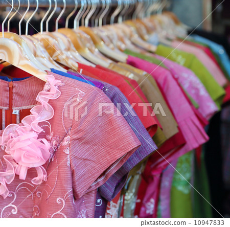 female Thai silk dress 10947833