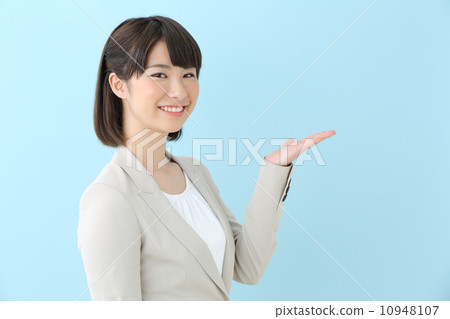 推薦·商務女士·藍背 10948107