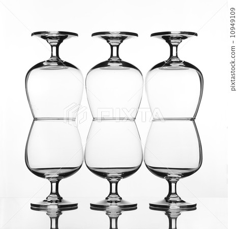stack of empty wine stack of empty wine 10949109