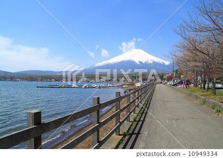 Mt.Fuji at Lake Yamanaka, Japan 10949334
