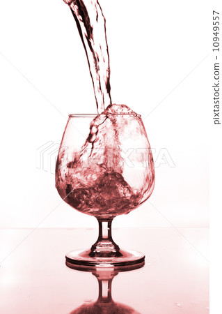 wine glass with water 10949557