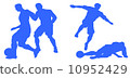 Football silhouette 10952429