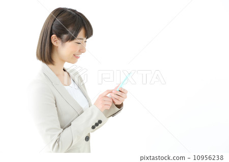 智能手機業務女人 智能手機業務女人 10956238