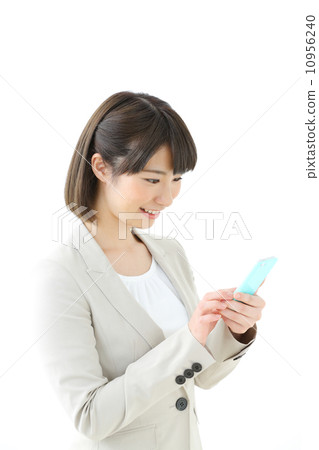 智能手機業務女人 智能手機業務女人 10956240