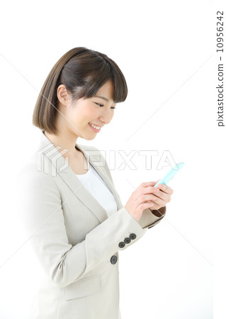 智能手機業務女人 智能手機業務女人 10956242