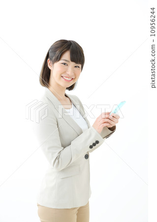 Smartphone Business Woman Smartphone Business Woman 10956244