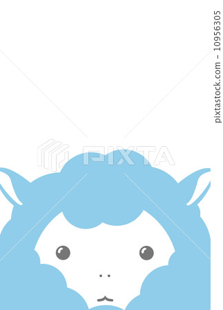 Yearly postcard blue Yearly postcard blue 10956305