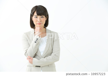 Think · Business woman Think · Business woman 10957223