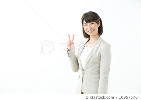 Peace Business Woman 10957570