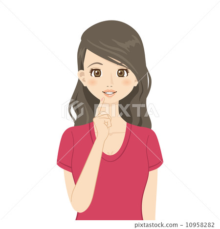 年輕的女士（手勢系列） 10958282