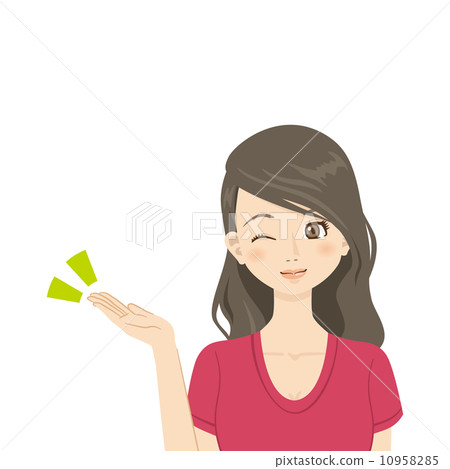 年輕的女士（手勢系列） 10958285