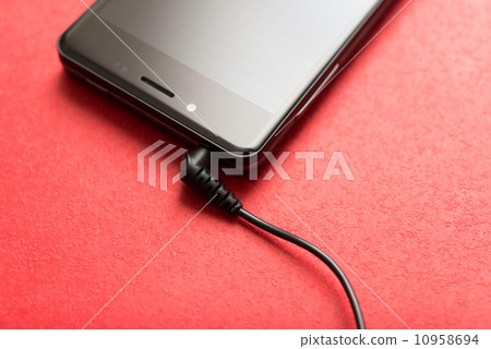 Headphones on smartphone 10958694