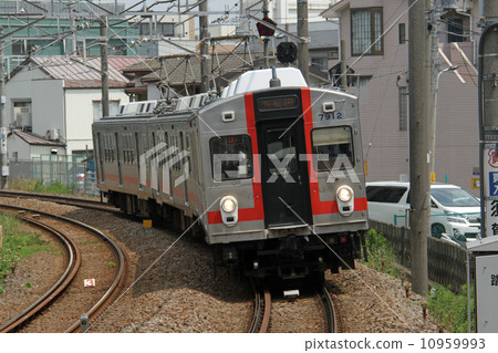 Ikegami line 7600 series train Ikegami line 7600 series train 10959993