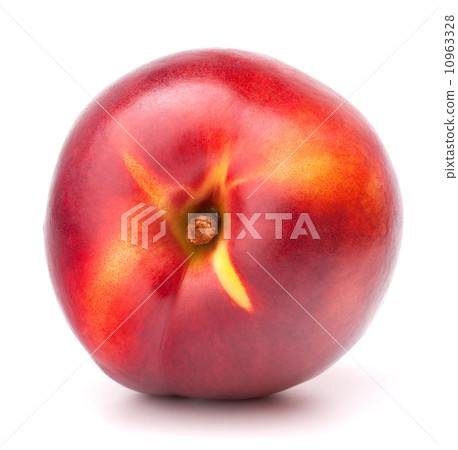 Nectarine fruit isolated on white background cutout Nectarine fruit isolated on white background cutout 10963328