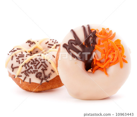doughnut or donut isolated on white background cutout doughnut or donut isolated on white background cutout 10963443