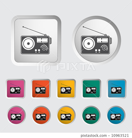 Radio single icon. 10963521