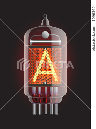 Nixie tube indicator. Nixie tube indicator. 10963604