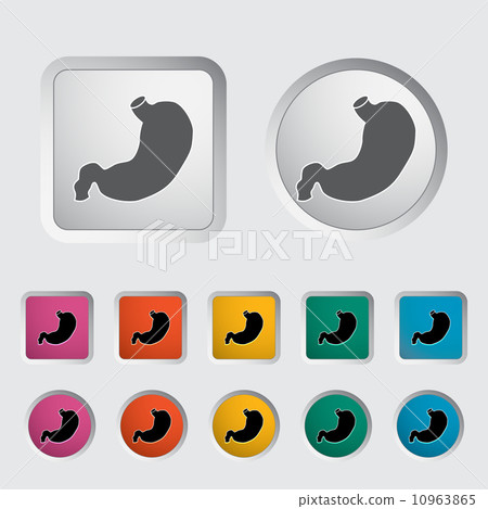Stomach icon. 10963865