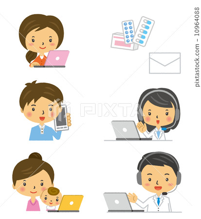 People working in white coat 10964088