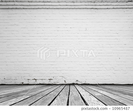 room with white brick 10965487