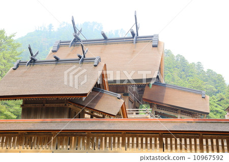 Shimane prefecture: Izumo Taisha main hall after Shoguya 10967592