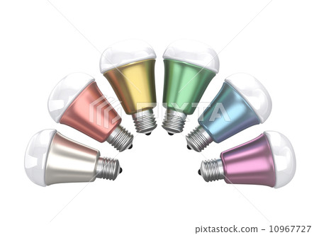 Color variation of LED bulb Color variation of LED bulb 10967727