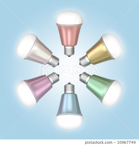 LED燈泡的顏色變化 10967749