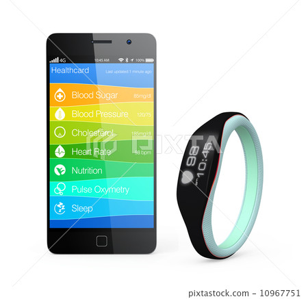 Health management application cooperating with smart band 10967751