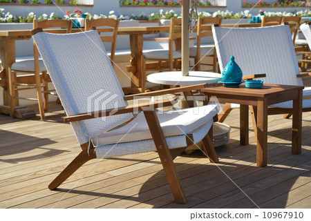 Beach cafe in Turkey 10967910