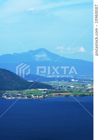 Ibuki and Lake Biwa 10968087