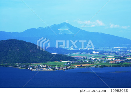 Ibuki and Lake Biwa 10968088