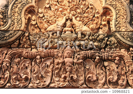 吳哥紀念碑Banteay Srei 吳哥紀念碑Banteay Srei 10968821