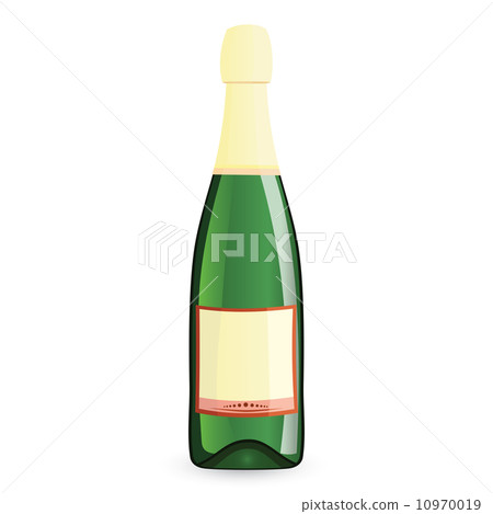 Green bottle vector illustration Green bottle vector illustration 10970019