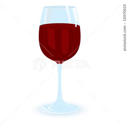 Glass of red wine vector illustration Glass of red wine vector illustration 10970020