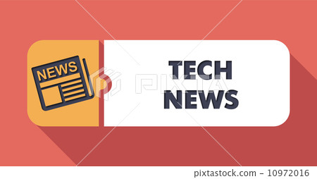 Tech News on Scarlet in Flat Design. Tech News on Scarlet in Flat Design. 10972016