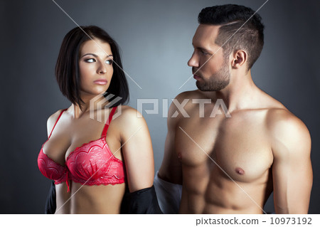 Image of young sexy partners looking at each other 10973192