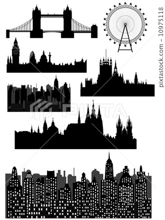 architectural monuments - vector 10975118