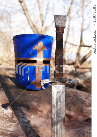 Sword And Helmet 10975199
