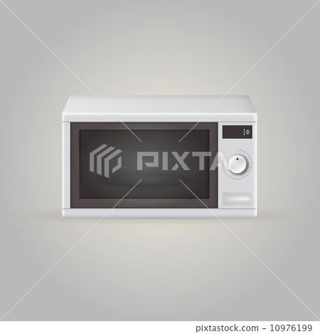 Illustration of microwave Illustration of microwave 10976199