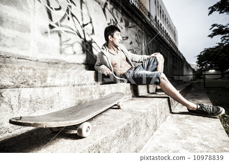 Skateboarder 10978839