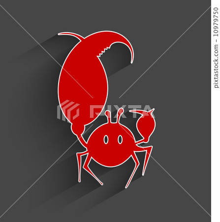 Red paper crab 10979750